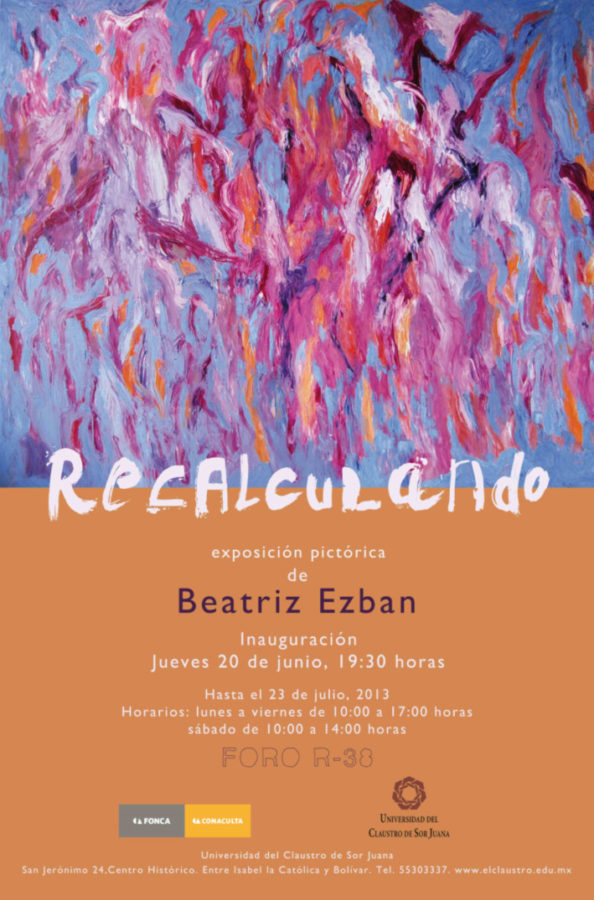 invitación RECALCULANDO de Beatríz Ezban
